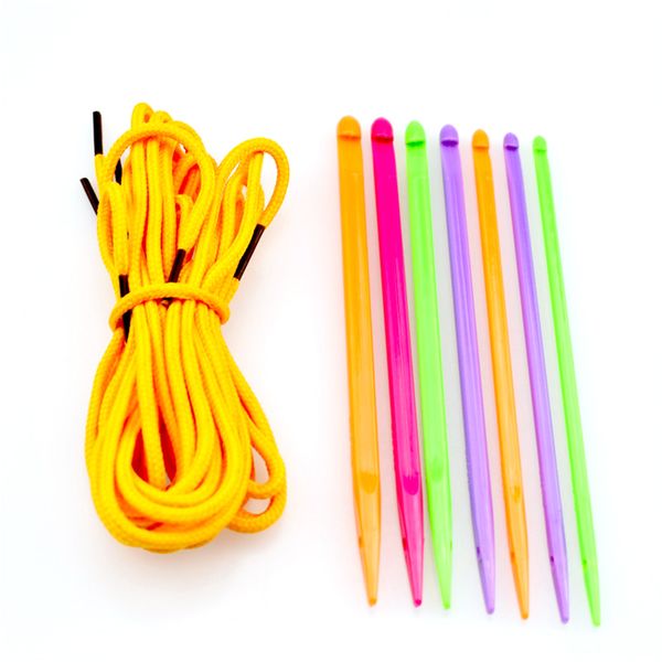 multicolor plastic knitting needles crochet hooks knit needle diy weave tools home sewing supplies, Black
multicolor plastic knitting needles crochet hooks knit needle diy weave tools home sewing supplies, Black