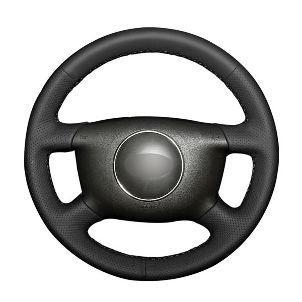 hand-stitched black pu artificial leather car steering wheel cover for a4 1998 a6 1999-2004 a8 a8 l 1998-2001 allroad 2001
hand-stitched black pu artificial leather car steering wheel cover for a4 1998 a6 1999-2004 a8 a8 l 1998-2001 allroad 2001