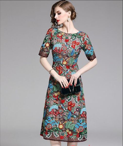 summer flora heavy embroidery dress female retro sleeve gauze a-line street style dresses mid-calf 1/2 sleeve, Black;pink
summer flora heavy embroidery dress female retro sleeve gauze a-line street style dresses mid-calf 1/2 sleeve, Black;pink