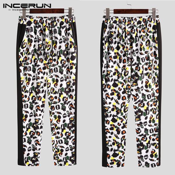 incerun chic leopard print pant men casual pencil pants fashion comfort joggers mens stretch elastic trousers autumn streetwear, Black
incerun chic leopard print pant men casual pencil pants fashion comfort joggers mens stretch elastic trousers autumn streetwear, Black