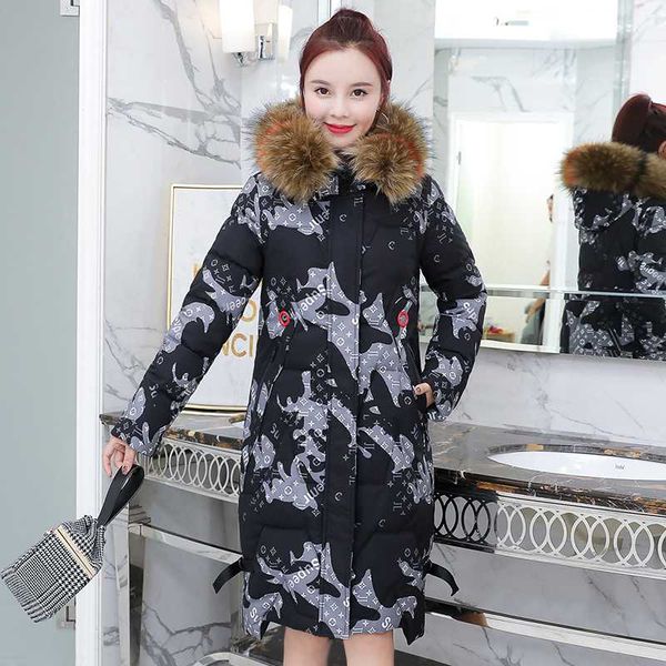 women's down & parkas winter jacket women fur hooded thick parka long female jackets coat slim warm outwear 2021, Black
women's down & parkas winter jacket women fur hooded thick parka long female jackets coat slim warm outwear 2021, Black