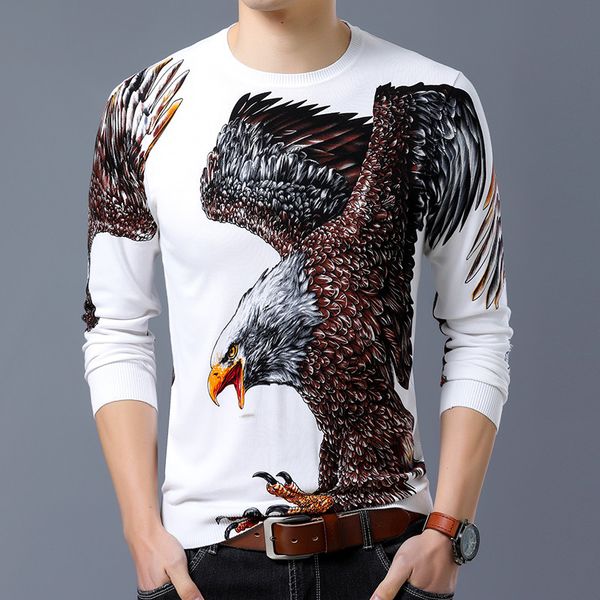 luxury gold eagle print sweater men pullver erkek kazak 2020 sweater fashion club party stage clothing male trui heren, White;black
luxury gold eagle print sweater men pullver erkek kazak 2020 sweater fashion club party stage clothing male trui heren, White;black