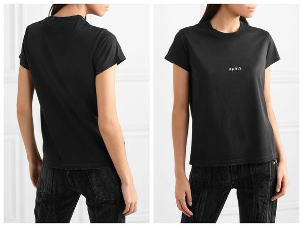 new designer fashion luxury designer europe paris vintage letters tshirt men women print t shirt casual cotton tee top, White;black
new designer fashion luxury designer europe paris vintage letters tshirt men women print t shirt casual cotton tee top, White;black