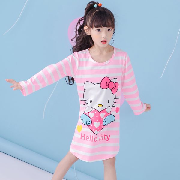 new sale children autumn knitted cotton kt cat nightgown girl pajamas dress kid sleepwear pyjama girl's casual nightdresses edc
new sale children autumn knitted cotton kt cat nightgown girl pajamas dress kid sleepwear pyjama girl's casual nightdresses edc