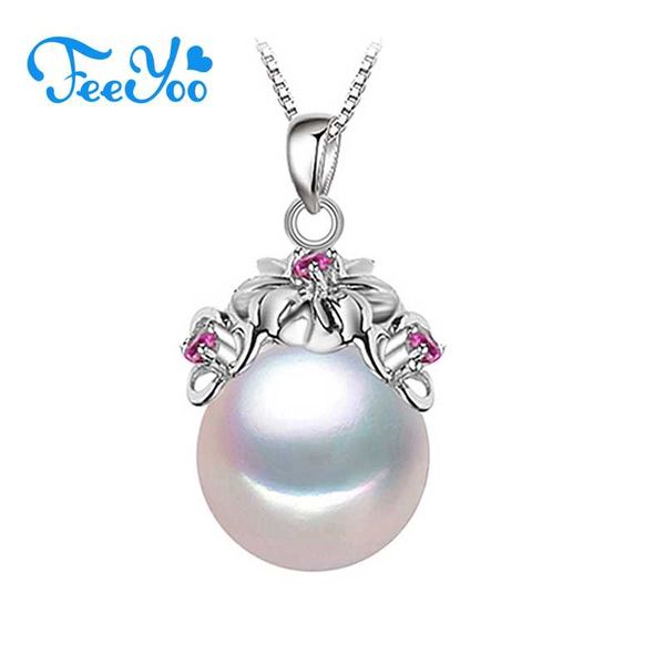 feeyoo genuine natural pearl necklace for women party pearl jewelry personalized pendant cubic zirconia choker necklace, Silver
feeyoo genuine natural pearl necklace for women party pearl jewelry personalized pendant cubic zirconia choker necklace, Silver