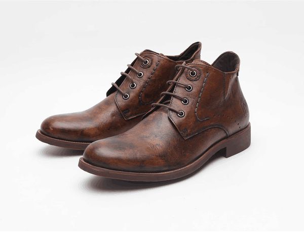 men shoes boots winter genuine leather lace up classic male casual boot point toe ankle men boots shoes male, Black
men shoes boots winter genuine leather lace up classic male casual boot point toe ankle men boots shoes male, Black