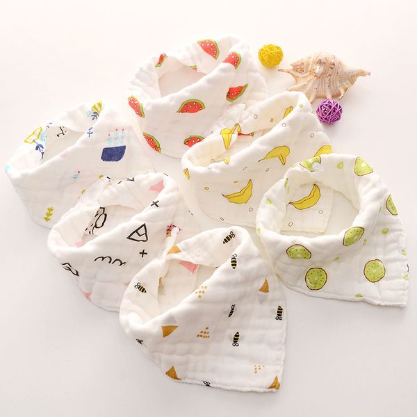new baby bibs triangle eight layers cotton bibs cartoon fruit print saliva towel baby boys girls feeding apron eating accessory
new baby bibs triangle eight layers cotton bibs cartoon fruit print saliva towel baby boys girls feeding apron eating accessory