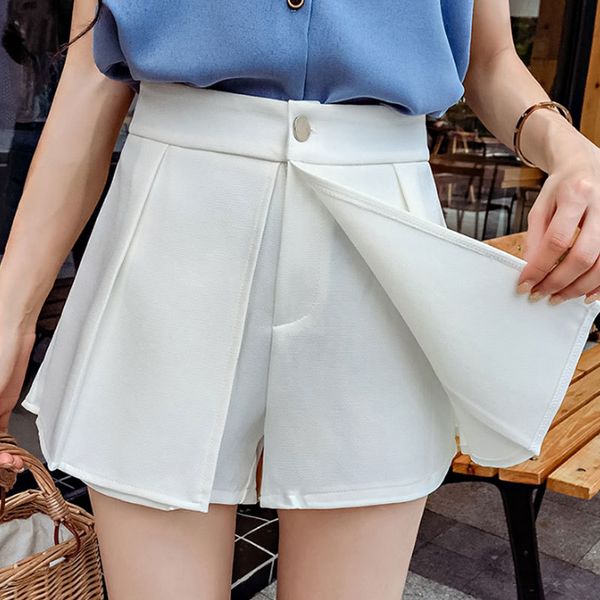 2019 summer white black wide leg shorts women high waist shorts skirts all-match loose casual short femme
2019 summer white black wide leg shorts women high waist shorts skirts all-match loose casual short femme