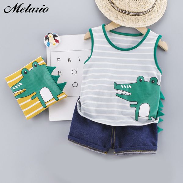 melario baby boys clothes set cute summer cartoon t-shirt and denim shorts 2pcs suit for boy kids clothes outfit, White
melario baby boys clothes set cute summer cartoon t-shirt and denim shorts 2pcs suit for boy kids clothes outfit, White