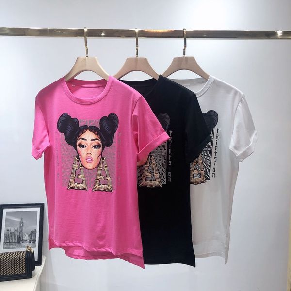 2020 nicki minaj x f prints on new selling brand designer luxury trainagle t-shirt women's t-shirts, White
2020 nicki minaj x f prints on new selling brand designer luxury trainagle t-shirt women's t-shirts, White