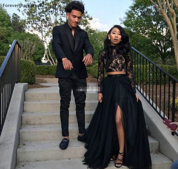 2019 african side split prom dress dubai arabic lace long sleeve formal holidays wear graduation evening party gown plus size, White;black
2019 african side split prom dress dubai arabic lace long sleeve formal holidays wear graduation evening party gown plus size, White;black