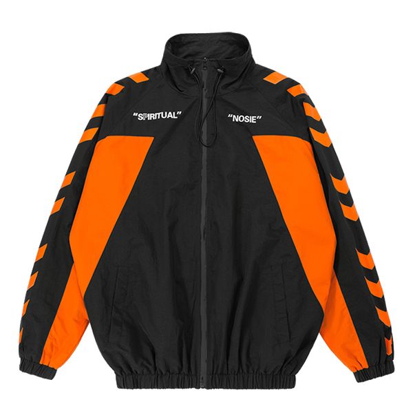color block patchwork black windbreaker 2018 autumn jacket spliced zip up fashion tracksuit casual coat men hip hop streetwear, Tan;black
color block patchwork black windbreaker 2018 autumn jacket spliced zip up fashion tracksuit casual coat men hip hop streetwear, Tan;black