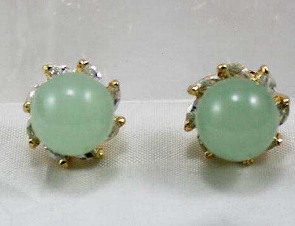 fashion-al por mayor de 10mm luz verde jade natural de 18kgp incrustaciones de cristal pendientes, White
fashion-al por mayor de 10mm luz verde jade natural de 18kgp incrustaciones de cristal pendientes, White