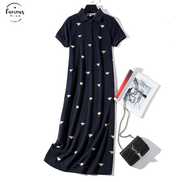 bee print long knee length shirt dresses knee length women 2019 casual turn down polo straight dress female pockets cotton clothes, Black;gray
bee print long knee length shirt dresses knee length women 2019 casual turn down polo straight dress female pockets cotton clothes, Black;gray
