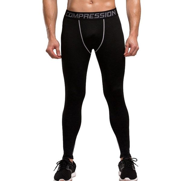 men's pants slim men running tights high elastic compression sports leggings quick dry skinny pant gym size leggins, Black
men's pants slim men running tights high elastic compression sports leggings quick dry skinny pant gym size leggins, Black