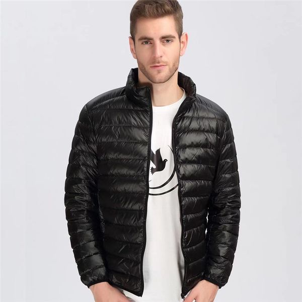 2019 осень зима пуховик мужчины повседневная stand collar ультра портативный outwear ветрозащитный белая утка вниз куртка light parka пальто, Black
2019 осень зима пуховик мужчины повседневная stand collar ультра портативный outwear ветрозащитный белая утка вниз куртка light parka пальто, Black