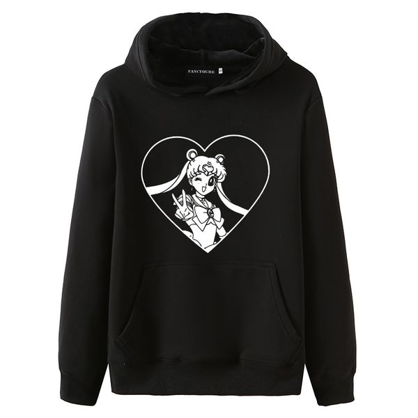 anime hoodie sailor moon harajuku hoodie kawaii 90s anime clothing pullovers streetwear women long sleeve female, Black
anime hoodie sailor moon harajuku hoodie kawaii 90s anime clothing pullovers streetwear women long sleeve female, Black