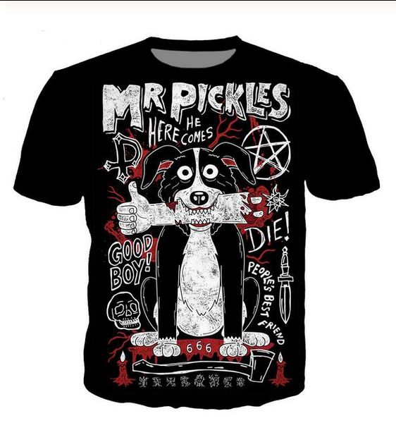 new fashion mens/womans mr pickles t-shirt summer style funny 3d print casual t shirt plus size aa095, White;black
new fashion mens/womans mr pickles t-shirt summer style funny 3d print casual t shirt plus size aa095, White;black