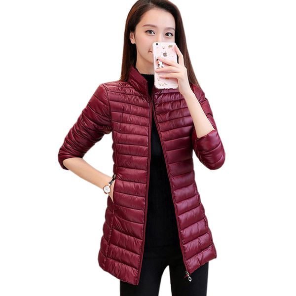 женщины winter light jacket большой размер мода длинные вниз хлопок верхняя одежда новый женский стенд воротник сплошной цвет ветровки lady, Black
женщины winter light jacket большой размер мода длинные вниз хлопок верхняя одежда новый женский стенд воротник сплошной цвет ветровки lady, Black