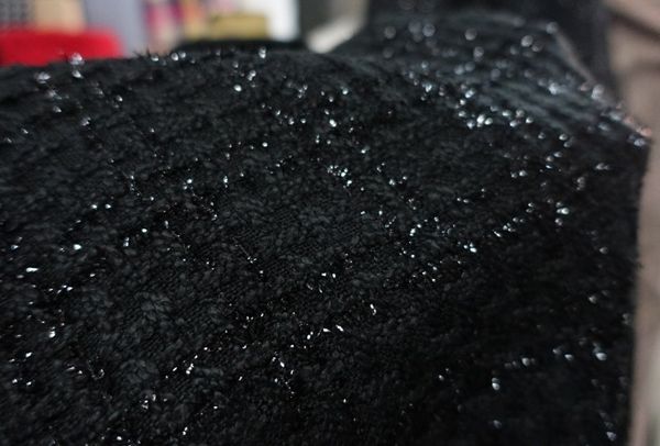 true black with shinning line weaved tweed fabric price for 1 meter, Black;white
true black with shinning line weaved tweed fabric price for 1 meter, Black;white