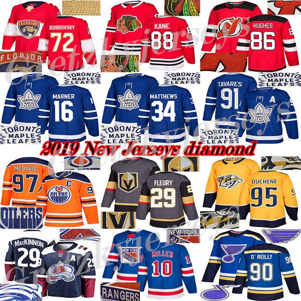 2019 diamond toronto maple leafs 34 matthews 91 tavares 16 marner new york rangers 10 artemi panarin nashville predators hockey jersey, Black;red
2019 diamond toronto maple leafs 34 matthews 91 tavares 16 marner new york rangers 10 artemi panarin nashville predators hockey jersey, Black;red