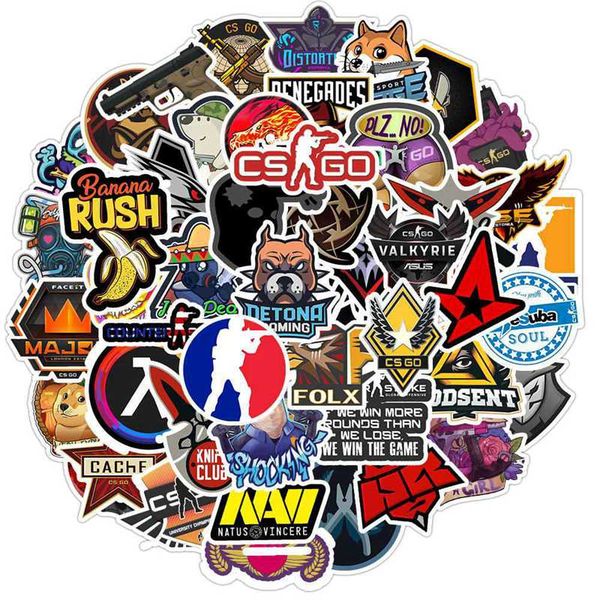 50pcs/set shooting game cs-go sticker pvc waterproof graffiti sticker to kids toys luggage lapphone skateboard diy stickers
50pcs/set shooting game cs-go sticker pvc waterproof graffiti sticker to kids toys luggage lapphone skateboard diy stickers