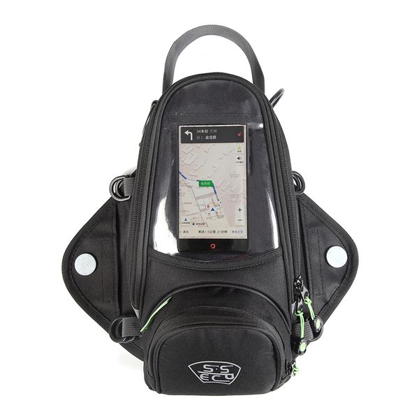 sspec new motorcycle tank bag multi functional oil tank bag magnetic fixed straps mobile phone navigation with rain cover
sspec new motorcycle tank bag multi functional oil tank bag magnetic fixed straps mobile phone navigation with rain cover