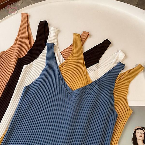 polyester oioninos new knitted tank women v neck sleeveless vest t shirt 2019 summer ladies slim strap short, White
polyester oioninos new knitted tank women v neck sleeveless vest t shirt 2019 summer ladies slim strap short, White