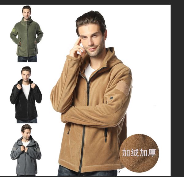 2019 soft shell outdoors keep warm inner tank catch sweat shirt male cold-proof charge clothes a hood clothes male, Black;brown
2019 soft shell outdoors keep warm inner tank catch sweat shirt male cold-proof charge clothes a hood clothes male, Black;brown