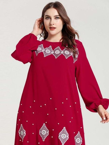 ethnic clothing elegant moroccan kaftan evening dress for muslim vestido party, Red
ethnic clothing elegant moroccan kaftan evening dress for muslim vestido party, Red