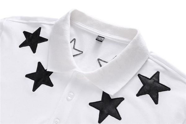 giv brand stars print mens polos lapel neck short sleeve mens tees fashion boy, White;black
giv brand stars print mens polos lapel neck short sleeve mens tees fashion boy, White;black