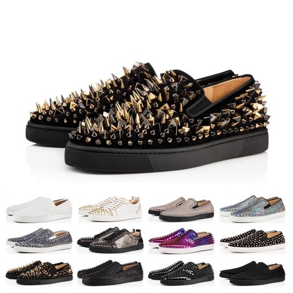 2020 sale designer shoes studded spikes flats shoes s shoes luxury mens womens party genuine leather sneakers size 36-46
2020 sale designer shoes studded spikes flats shoes s shoes luxury mens womens party genuine leather sneakers size 36-46