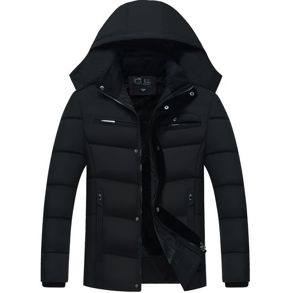 middle-aged father clothing feather padded coat middle-aged male velvet thick jacket winter windbreaker, Black
middle-aged father clothing feather padded coat middle-aged male velvet thick jacket winter windbreaker, Black