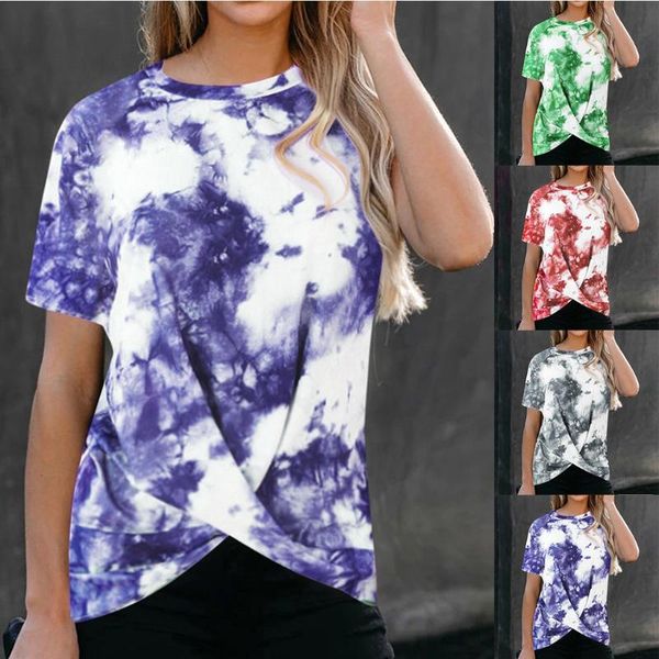 women's plus size casual gradient short sleeve round neck knot shirt 2020 harajuku camiseta mujer tee shirt femme #, White
women's plus size casual gradient short sleeve round neck knot shirt 2020 harajuku camiseta mujer tee shirt femme #, White