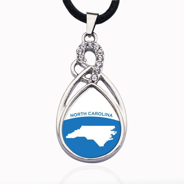 north carolina outline circle charm crystal round small pendant necklace elegant women jewelry gifts, Bronze;silver
north carolina outline circle charm crystal round small pendant necklace elegant women jewelry gifts, Bronze;silver