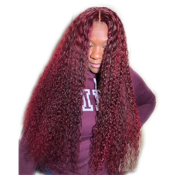 burgundy lace front wig with baby hair 99j curly brazilian remy full lace human hair wig, Black
burgundy lace front wig with baby hair 99j curly brazilian remy full lace human hair wig, Black