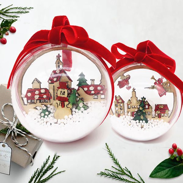 2pcs clear christmas balls ornaments 6cm snowing inside xmas tree snowman hanging decoration props home new year party ornament
2pcs clear christmas balls ornaments 6cm snowing inside xmas tree snowman hanging decoration props home new year party ornament
