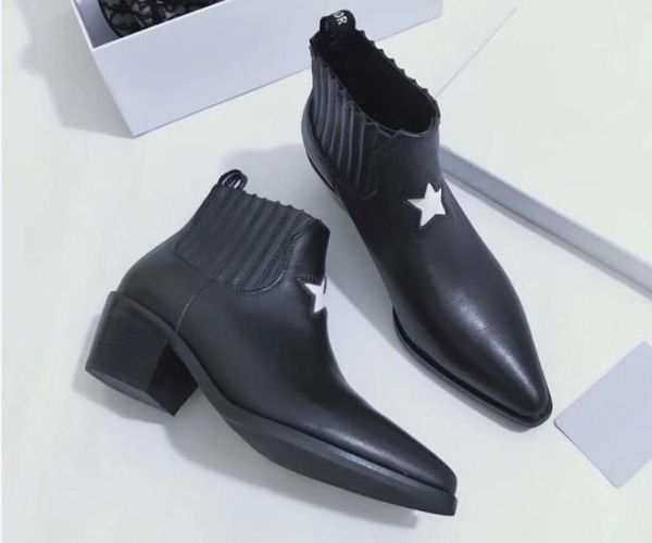 fashion leather star women shoes woman leather short autumn winter ankle designer fashion women shoes, Black
fashion leather star women shoes woman leather short autumn winter ankle designer fashion women shoes, Black
