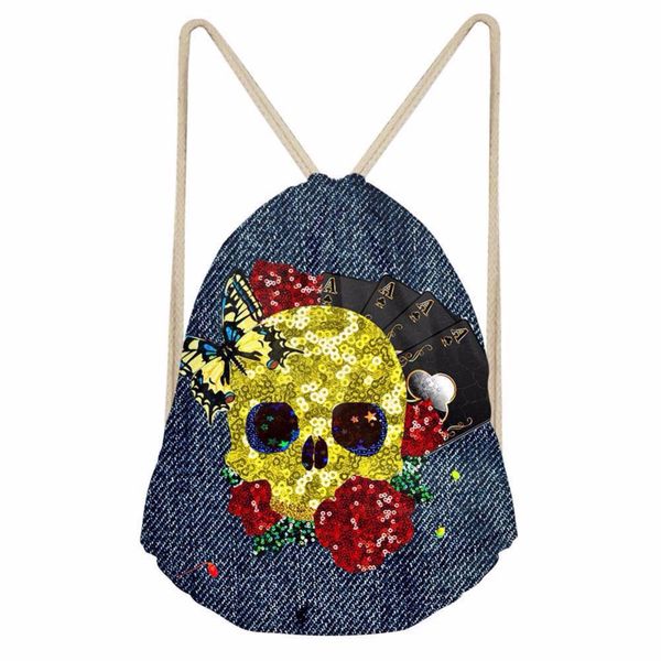 noisydesigns drawstring bags twinkle skull cool portable backpacks casual string shoes pocket travel accessories
noisydesigns drawstring bags twinkle skull cool portable backpacks casual string shoes pocket travel accessories