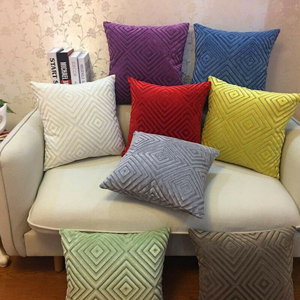 5 colors 45x45cm soft geometric chenille flocking cushion cover plaidhome bedroom living room decorative velvet pillow case
5 colors 45x45cm soft geometric chenille flocking cushion cover plaidhome bedroom living room decorative velvet pillow case