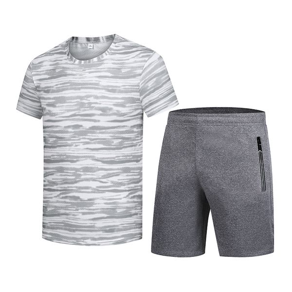 2 pieces set men summer tracksuit short sleeve o-neck t shirt and knee length shorts men plus size -6xl quick dry sports set, Gray
2 pieces set men summer tracksuit short sleeve o-neck t shirt and knee length shorts men plus size -6xl quick dry sports set, Gray