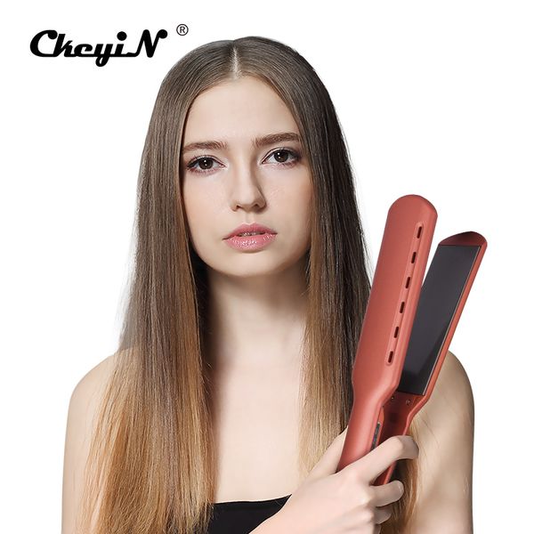 professional hair fast heating flat iron 5 files temperature adjustable hair straightener with a hanging hook styling tool, Black
professional hair fast heating flat iron 5 files temperature adjustable hair straightener with a hanging hook styling tool, Black