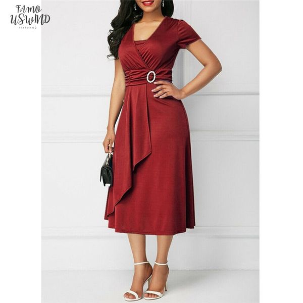 2020 women v cross neck midi party dresses mid calf summer sashes solid dress loose short sleeve plus size 5xl, Black;gray
2020 women v cross neck midi party dresses mid calf summer sashes solid dress loose short sleeve plus size 5xl, Black;gray