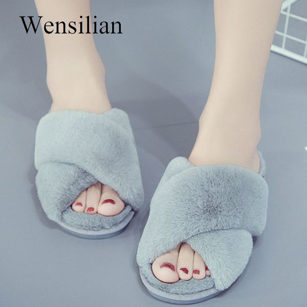 winter fluffy furry slippers for women house with fur slides female warm soft indoor ladies home shoes 2019 claquette fourrure, Black
winter fluffy furry slippers for women house with fur slides female warm soft indoor ladies home shoes 2019 claquette fourrure, Black