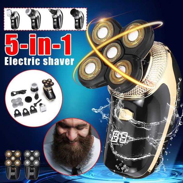 5 in 1 electric shaver for men bald head polish hair clipper trimmer floating 5 blade heads shaving machine rechargeable razors
5 in 1 electric shaver for men bald head polish hair clipper trimmer floating 5 blade heads shaving machine rechargeable razors