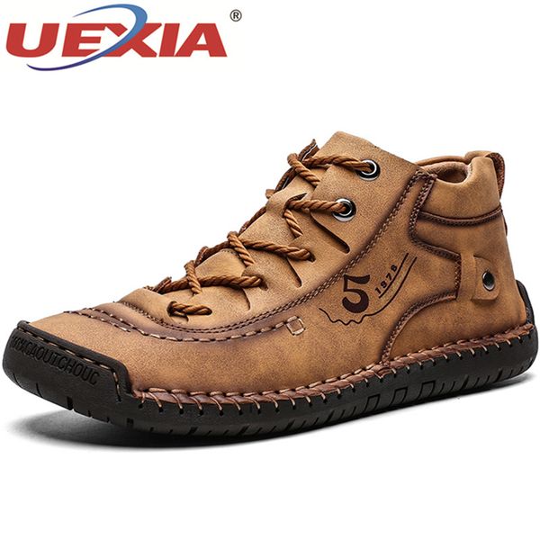uexia winter men ankle boots comfortable thick plush warm men snow boots split leather autumn outdoor man motorcycle footwear, Black
uexia winter men ankle boots comfortable thick plush warm men snow boots split leather autumn outdoor man motorcycle footwear, Black
