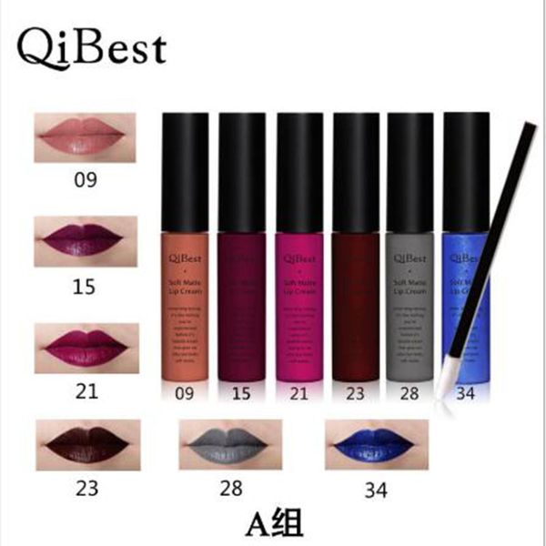 qiwaterproof long lasting liquid lipstick lip gloss set with lip brushes 6pcs matte lipstick + 12pcs brushes
qiwaterproof long lasting liquid lipstick lip gloss set with lip brushes 6pcs matte lipstick + 12pcs brushes