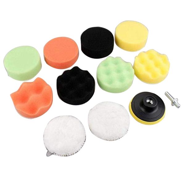 12pcs car polishing pads sponge buffing polishing pad kit for car polisher with m10 drill adapter cleaning tool
12pcs car polishing pads sponge buffing polishing pad kit for car polisher with m10 drill adapter cleaning tool