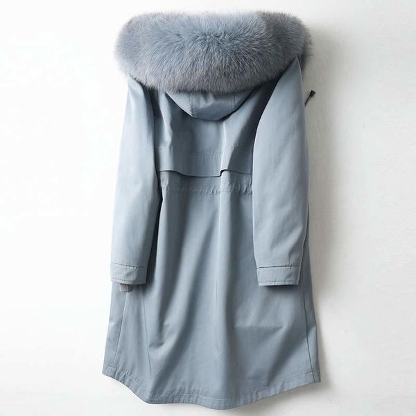 real 2020 fur coat female real rabbit fur liner parka winter jacket women fox fur collar korean long trench coats my4089 s, Black
real 2020 fur coat female real rabbit fur liner parka winter jacket women fox fur collar korean long trench coats my4089 s, Black