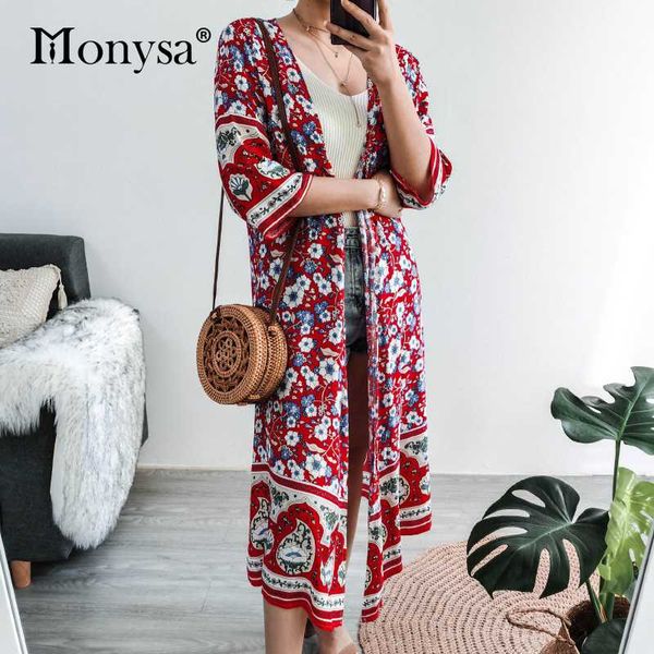 women's blouses & shirts long cardigan women summer casual 3/4 sleeve asymmetrical floral cotton outerwear bohemian beach cover up, White
women's blouses & shirts long cardigan women summer casual 3/4 sleeve asymmetrical floral cotton outerwear bohemian beach cover up, White
